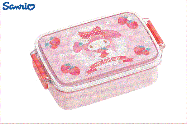 弁当箱 1段 840ml キッズランチボックス マイメロうしろうしろマイメロディ お弁当箱 レンジ対応 食洗機対応 ドーム １段 角型 子供日本製 レンジOK 食洗機OK ドーム蓋 キッズ 仕切り付 弁当 お弁当 幼稚園 保育園 大きめ: リビングート ANA Mall店ANAMall