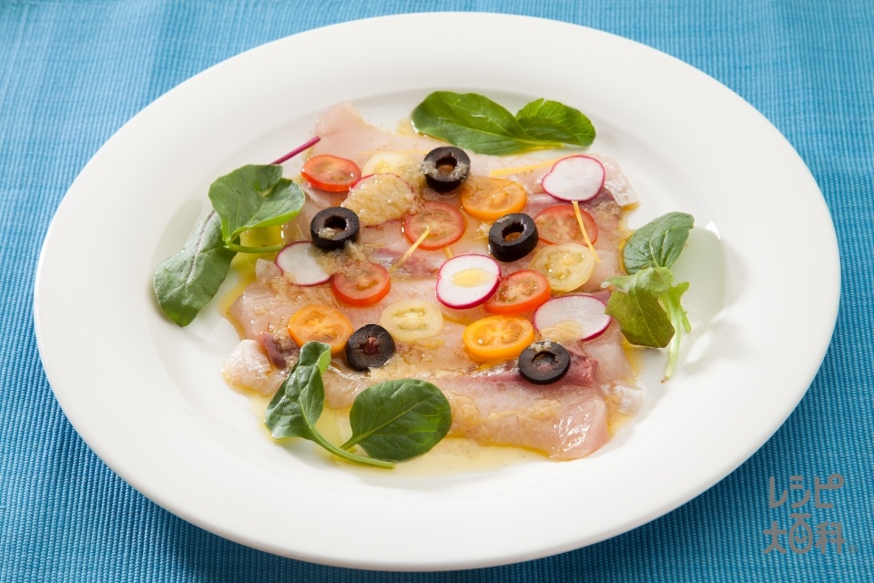 焼きハマチのポン酢がけ