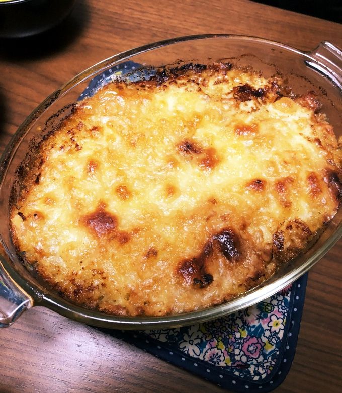 チキンとポテトのグラタン