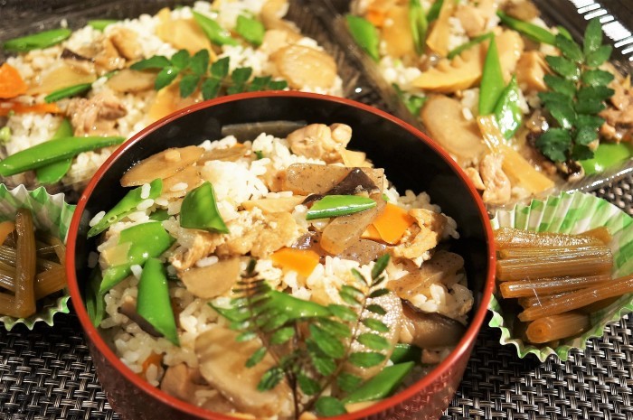 お弁当に♪春色ばら寿司