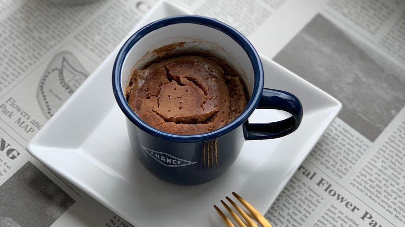 米粉のマグカップケーキ きな粉 レンジで簡単│taneブログ