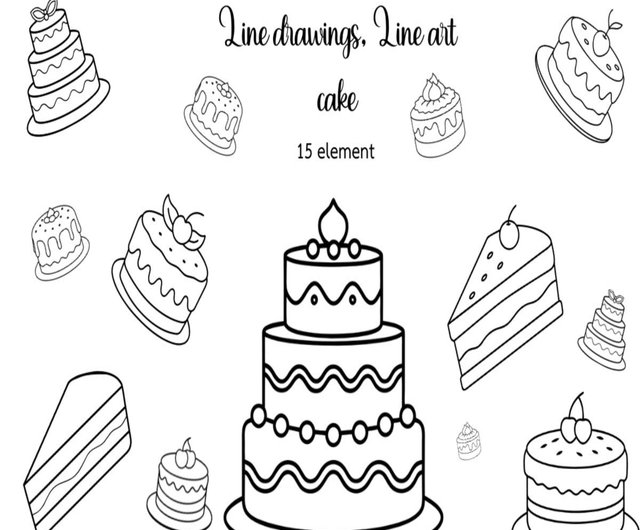 甘いケーキの様々な種類。のイラスト素材・ベクター Image 127580649