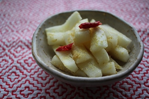 ネパール料理基礎講座⑤ レシピ ムラコ 大根の アチャール │えたうたネパール