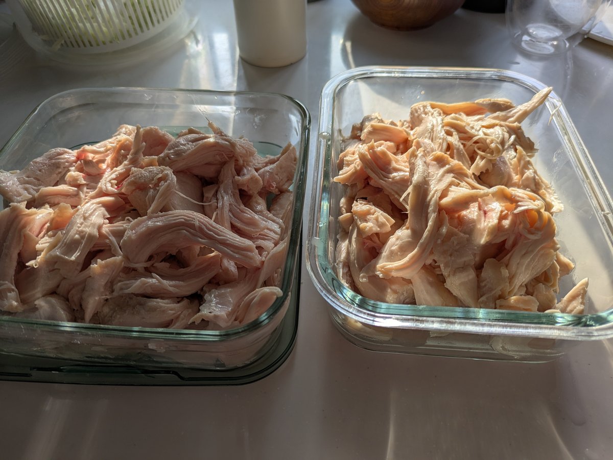 レンジで鶏胸肉のチャーシュー。ブライン液で柔らか♫