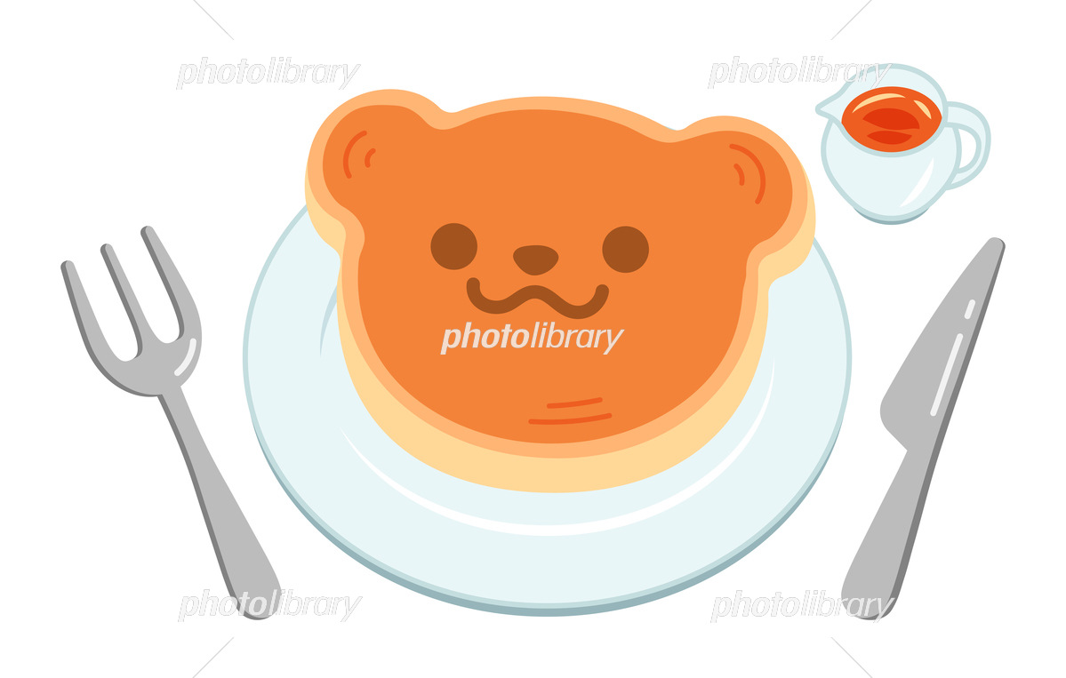 パンケーキイラストレイン🚂 - イラスト無料素材