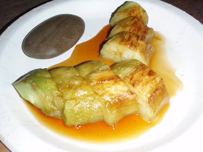 なすのホイルマヨ焼き