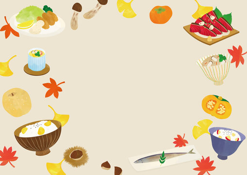 日本 田舎 秋 食べ物 イラスト セット イラスト素材5593979- フォトライブラリ