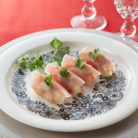 鮭入りポテサラ