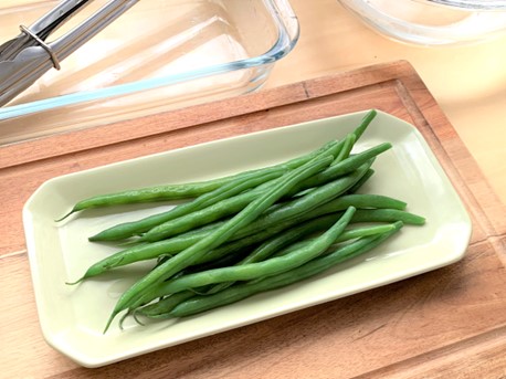 サヤインゲンのレンジ蒸し 副菜 レシピ・作り方 - E・レシピ