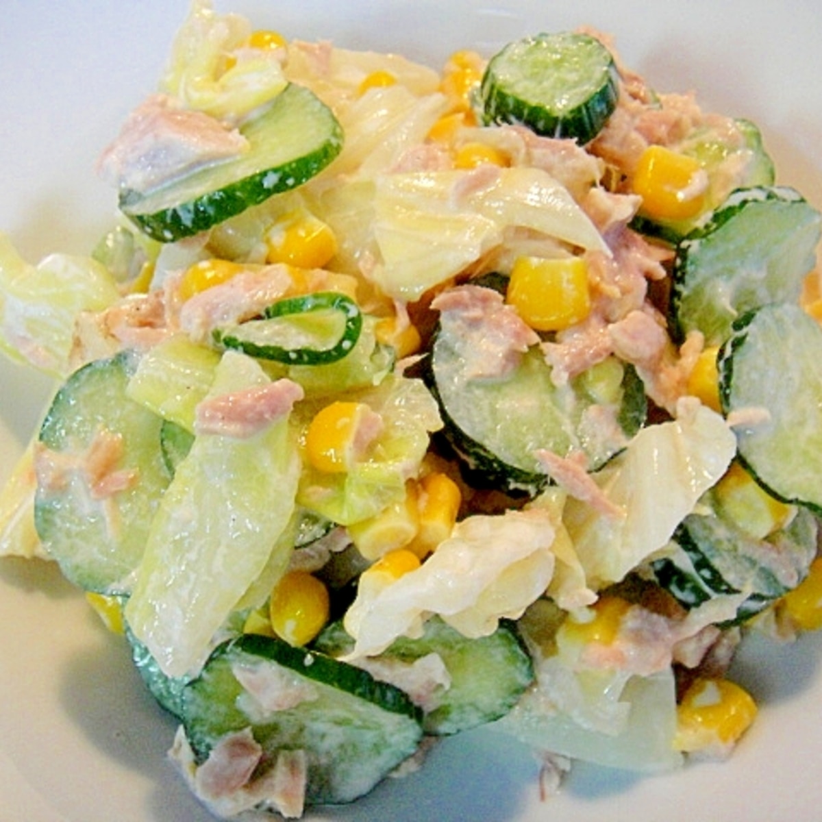 基本のコールスロー ハム&コーンでこども喜ぶ 春キャベツ