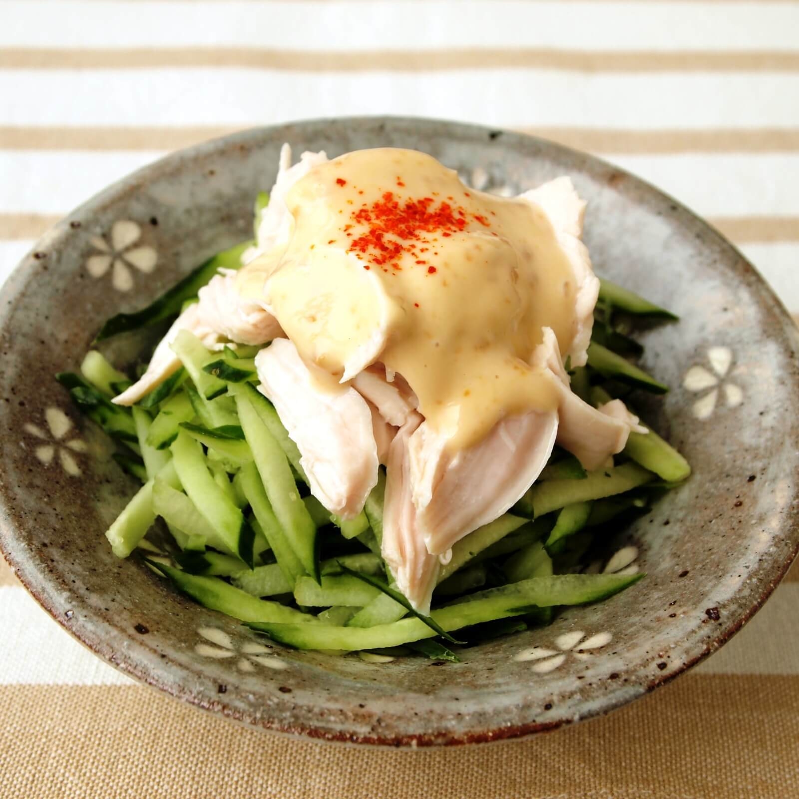 ☆ささみとキュウリのマヨサラダ～☆