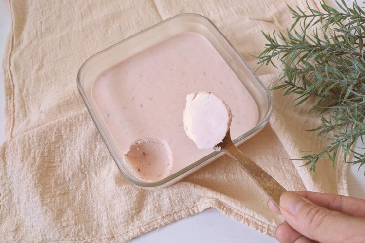 フルーチェを使って簡単美味しい。いちごムース