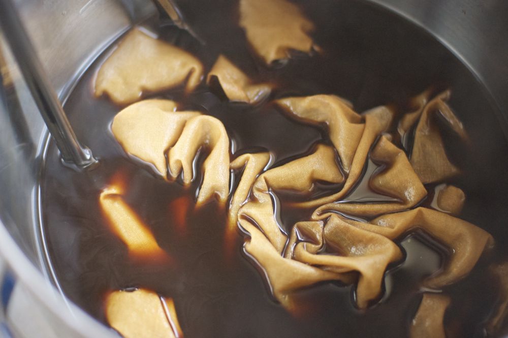 デニム コーヒー染め やり方TikTok