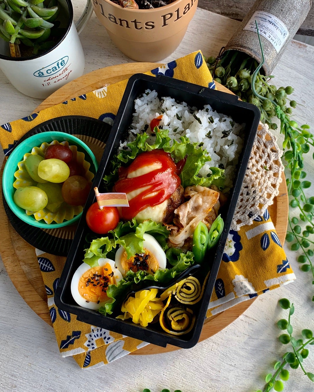 運動会弁当に！盛り付けが苦手な人必見。誰でもおしゃれに盛り付けられる松花堂弁当おうちごはん