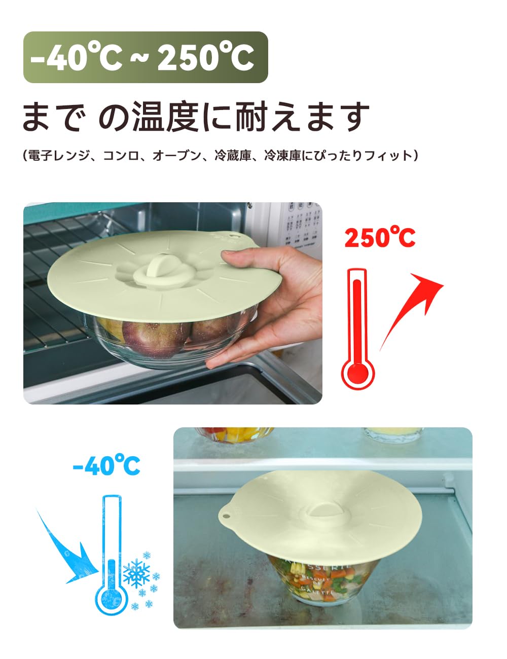 お手軽シリコン蓋 大 小 2色セット 食洗機対応 電子レンジOK 一時保存 冷蔵庫 ほこりよけ フライパン 鍋 繰り返し かさばらない 密着 密閉 :通販奉行 - 通販 - Yahoo!ショッピング