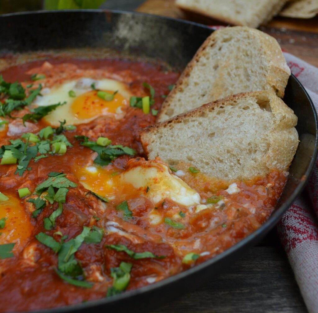 野菜たっぷり シャクシュカイスラエルの定番料理！朝食でパンに合うレシピ