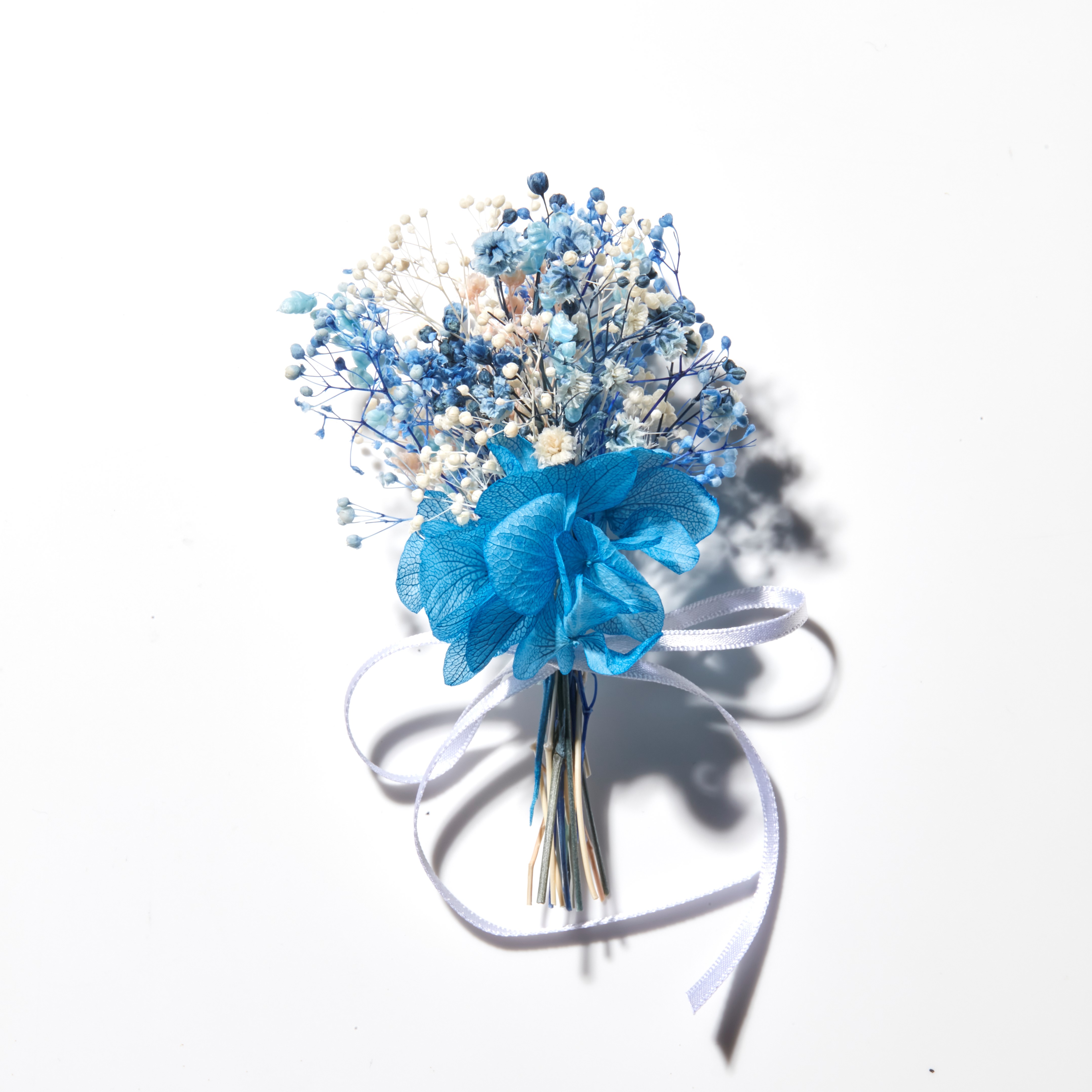 ☆ヒマワリとデルフィニウムの花束＆ブーケ☆ 花言葉 あこがれ、私はあなただけを見つめる、光輝、愛慕、崇拝 ヒマワリブーケ ひまわり 誕生日 花 -ブルーマート - プレゼント＆ギフトのギフトモール