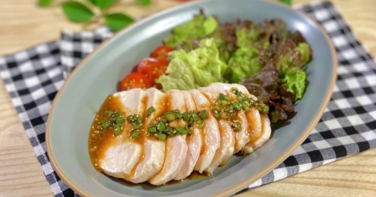 茹で鶏 柔らかくしっとり茹でる！鶏胸で作る人気レシピ9選の人気レシピ・作り方デリッシュキッチン