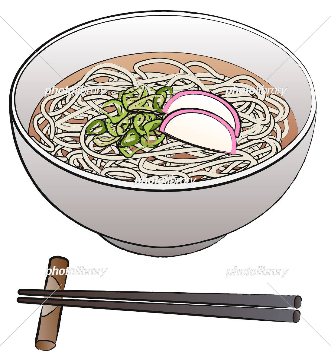 年越しそばのイラスト商用OKの無料イラスト素材サイト ツカッテ