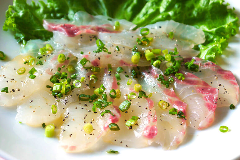 簡単！鯛と玉ねぎのカルパッチョ風