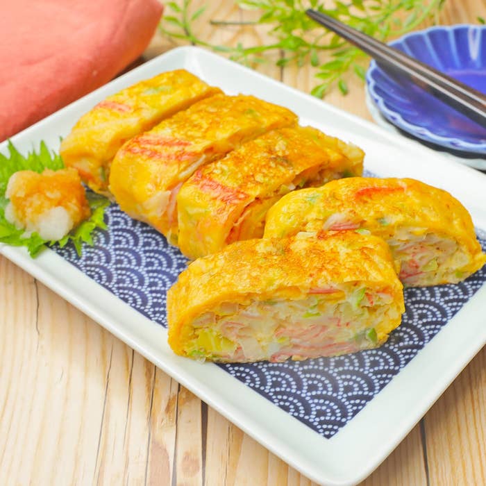 ふわとろだし巻き玉子 白だし使用