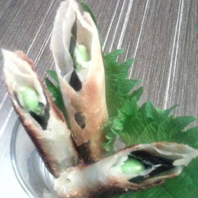 ♡チーズ・長芋・大葉春巻き♡