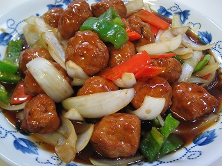 てっちゃんちのおいしい献立: 肉団子の甘酢あんかけ