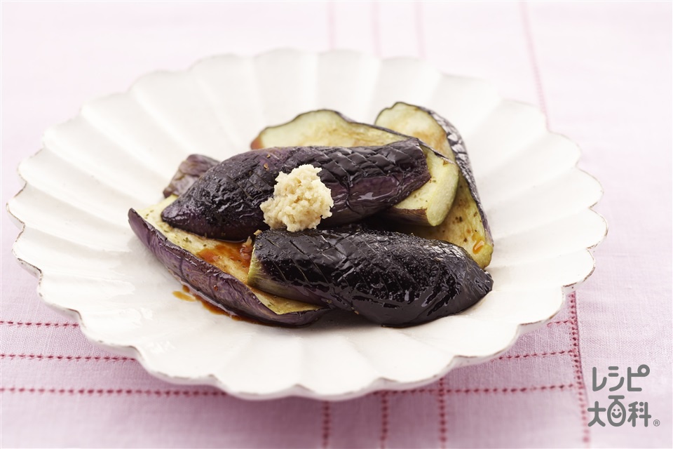 塩レモンの焼きなす冷やしそうめん