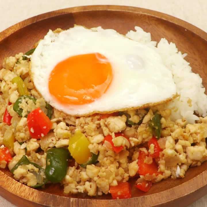 合挽き肉のガパオライス風 - おすすめレシピダイエー食の情報