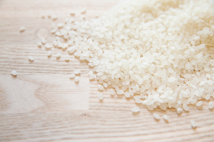 稲に連なる米フリー写真素材のふくなな