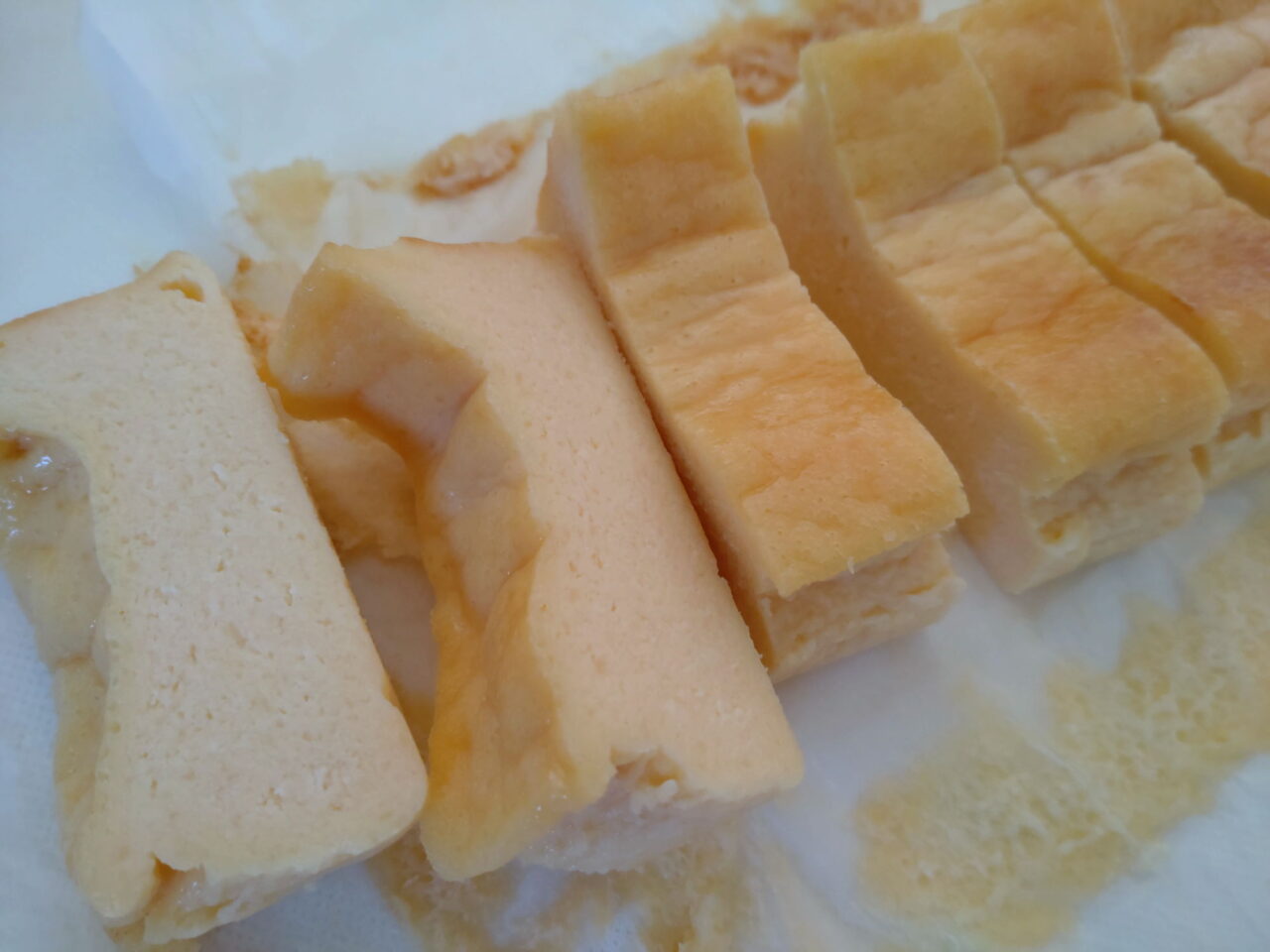 しっとり♡米粉とスライスチーズdeチーズケーキ