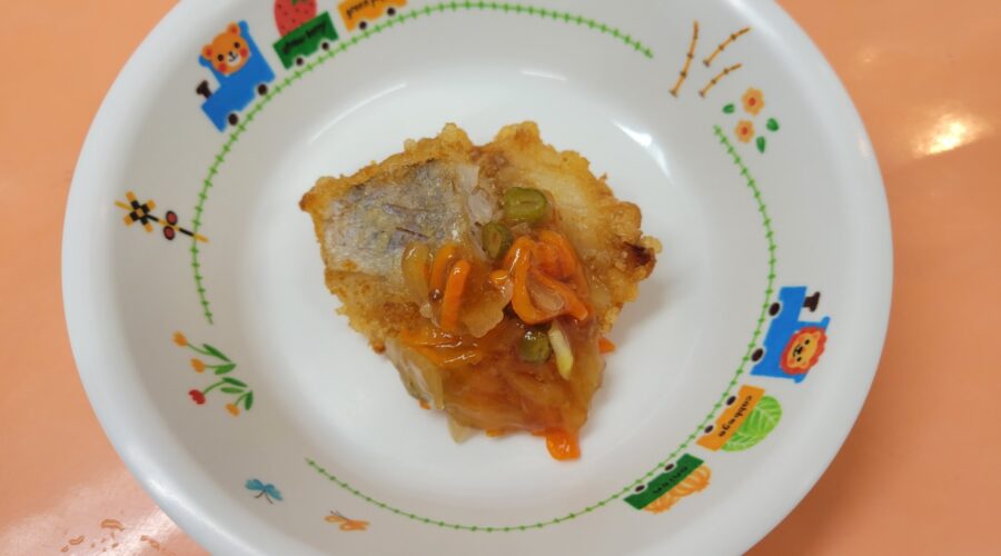 たらの甘酢あんかけ たっぷり野菜の甘酢あんが絡む！ご飯が進む甘めの味付け♪