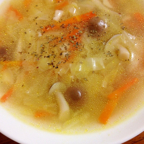 キャベツのチョップドスープ野菜