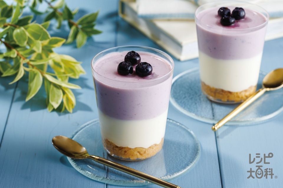 ブルーベリーレアチーズケーキレシピ森永乳業の乳でひろがる！アイデアレシピ森永乳業株式会社