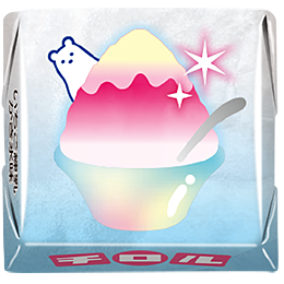 チロルチョコ かき氷カップここ便り