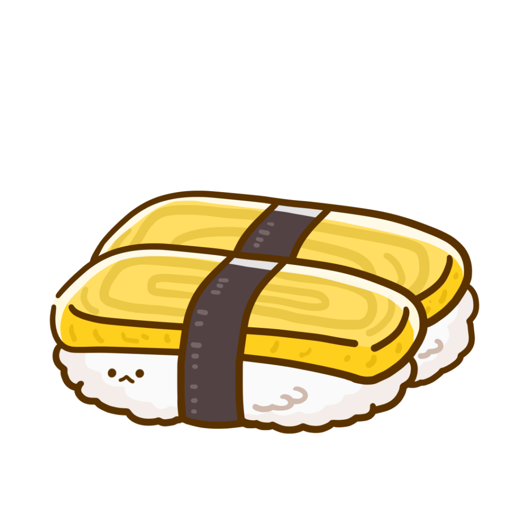 甘エビのお寿司のフリーイラストフリーイラスト・クラシック フリクラ