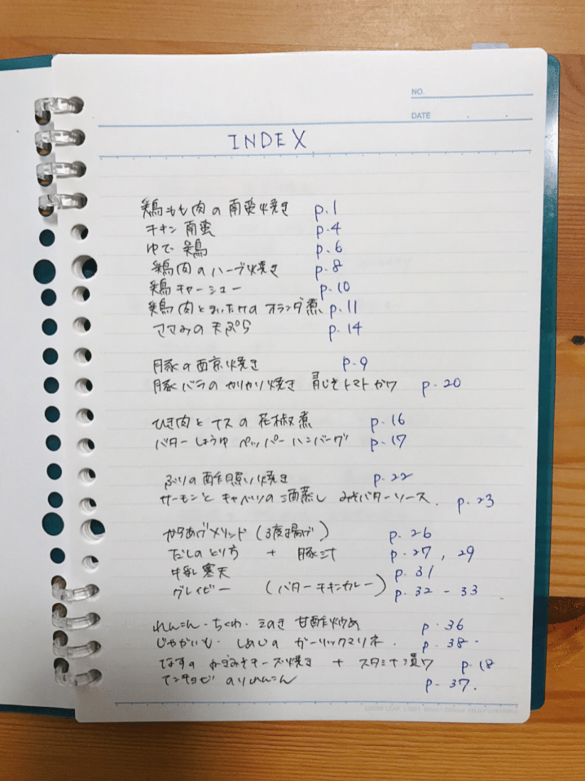 気づけば100レシピ、料理ノートを整理してみたので作り方を紹介あや