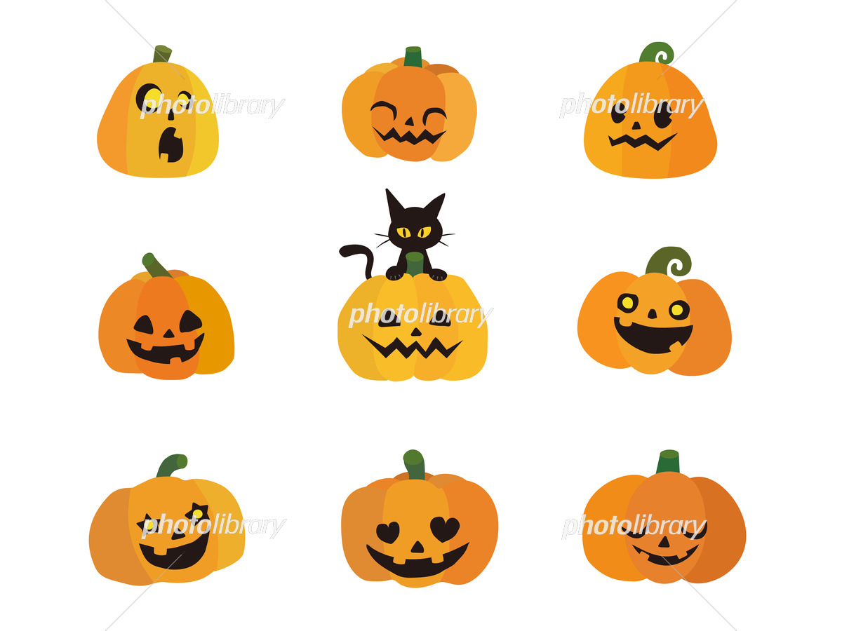 ハロウィンカボチャのイラストかわいいフリーアイコン・イラストの無料素材サイトフリーペンシル