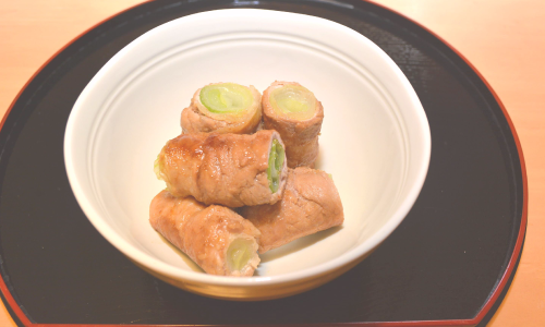 豚肉の万能ねぎ巻きフライ