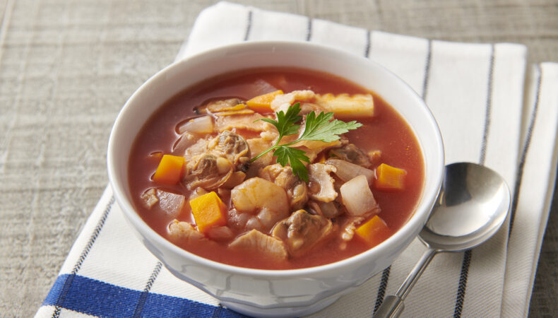 ミネストローネ トマトジュースで簡単