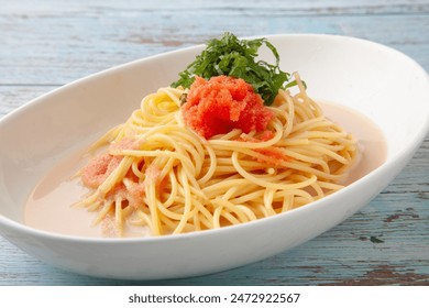 独身男性の作る和風パスタの写真・画像素材-Snapmart スナップマート