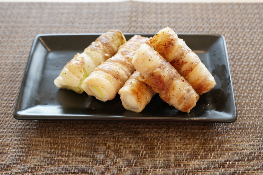 シャキっと香ばしい！ 細ねぎの肉巻き