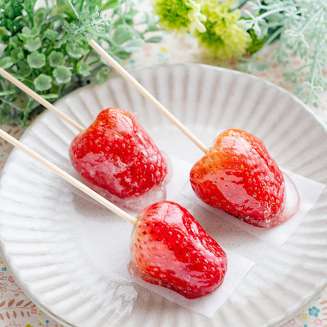 おうちで簡単！レンジで作るりんご飴