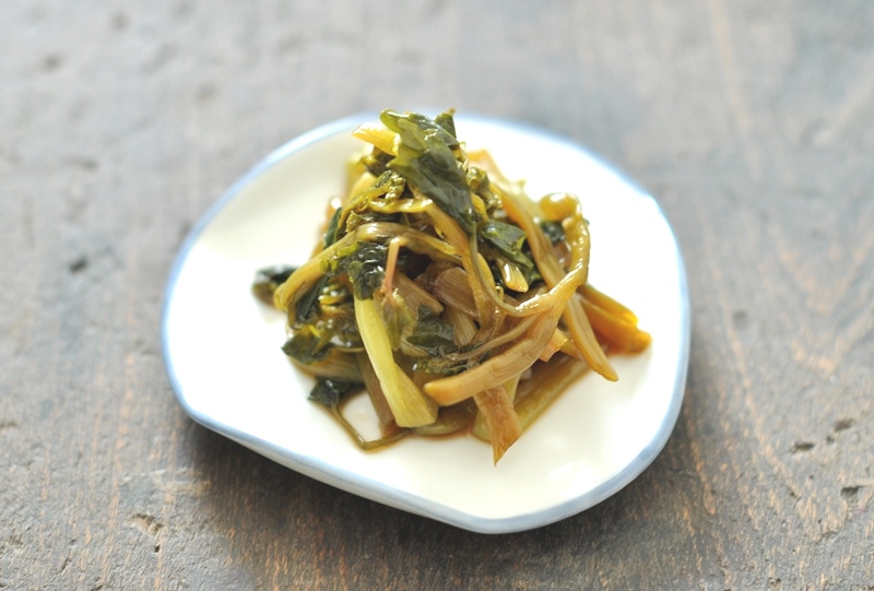 花わさびの醤油漬け –Organic Recipeオーガニックレシピ