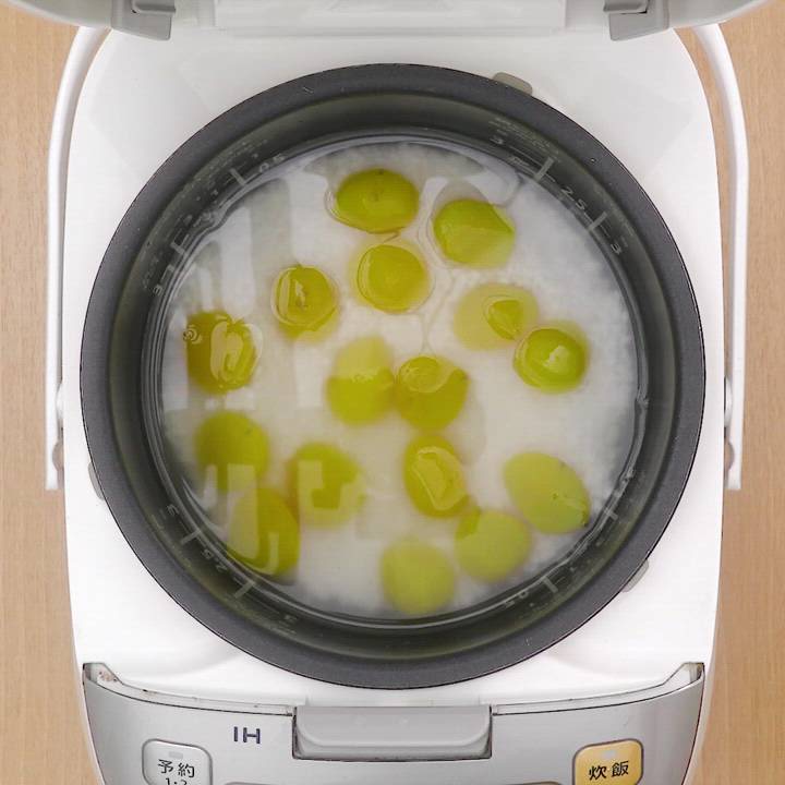 栗の甘露煮で甘みのある栗ご飯