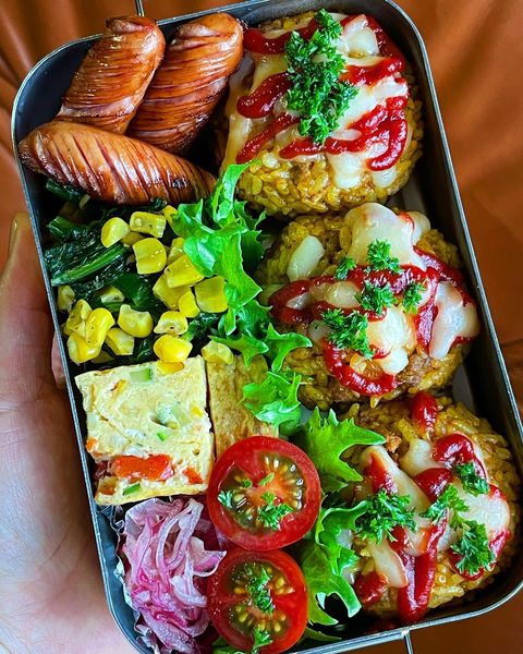 なかじー さんの料理 高校生男子 中学生男子弁当ベーコンのっけ弁 jun47Snapdish スナップディッシュID:i5Svma