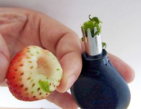 楽天市場 イチゴのヘタ取り器 へた 苺 へたとり パイナップルカッター 芽 ヘタ取り ストロベリーハラー イチゴのヘタ取り イチゴ ヘタ取り :方舟株式会社