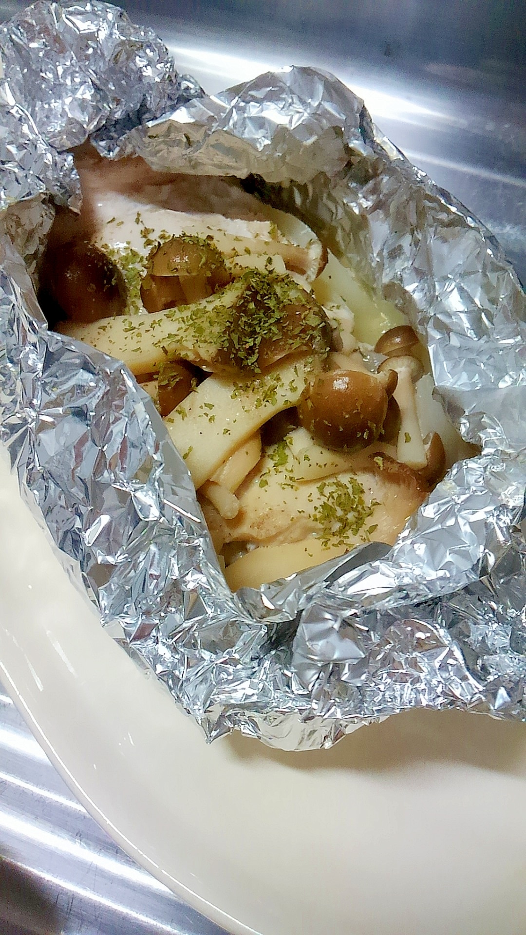 魚焼きグリルで！米茄子のジューシーミートグラタン