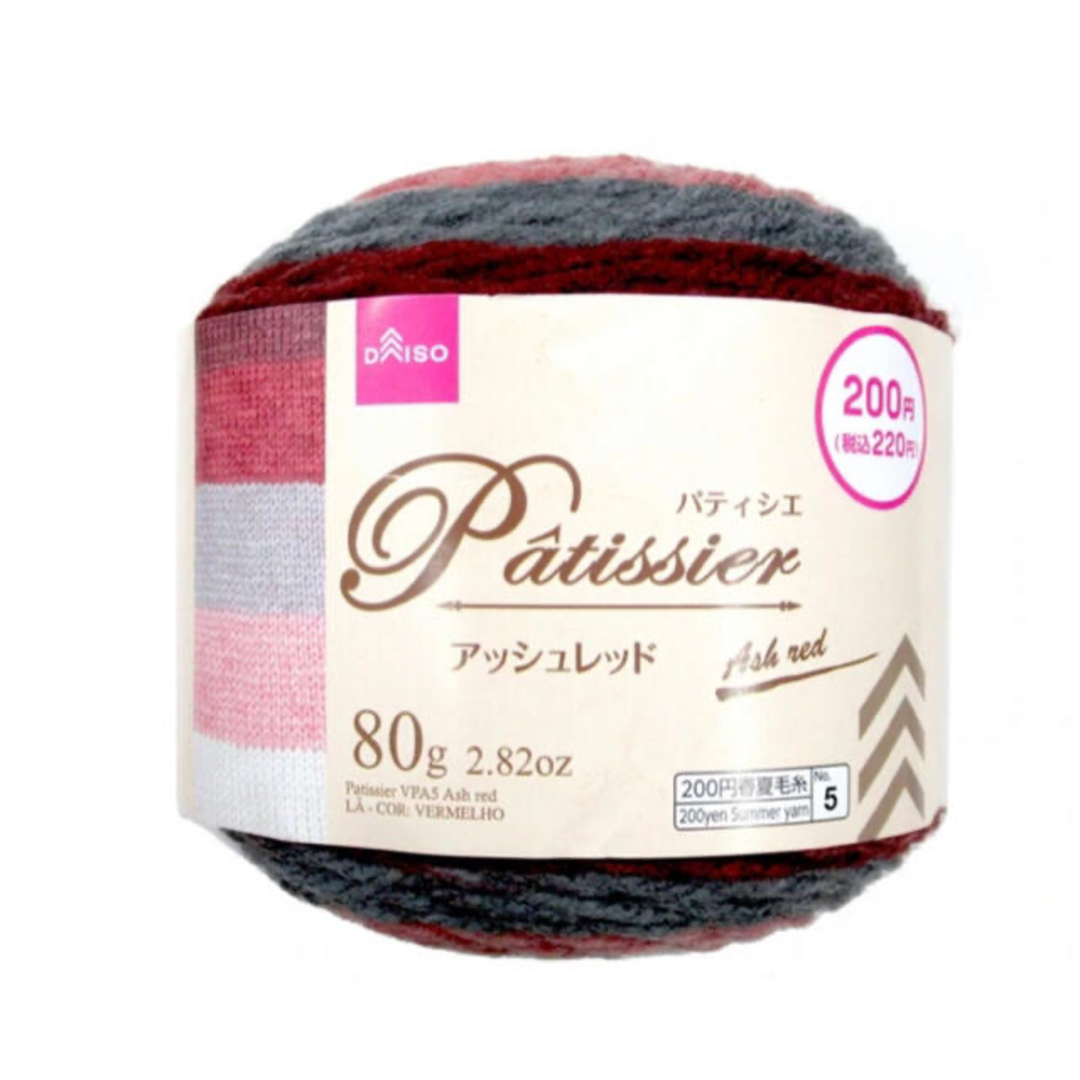 200円毛糸で編み物DAISOの輪