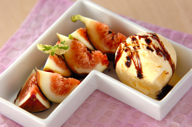 イチジクのデザート